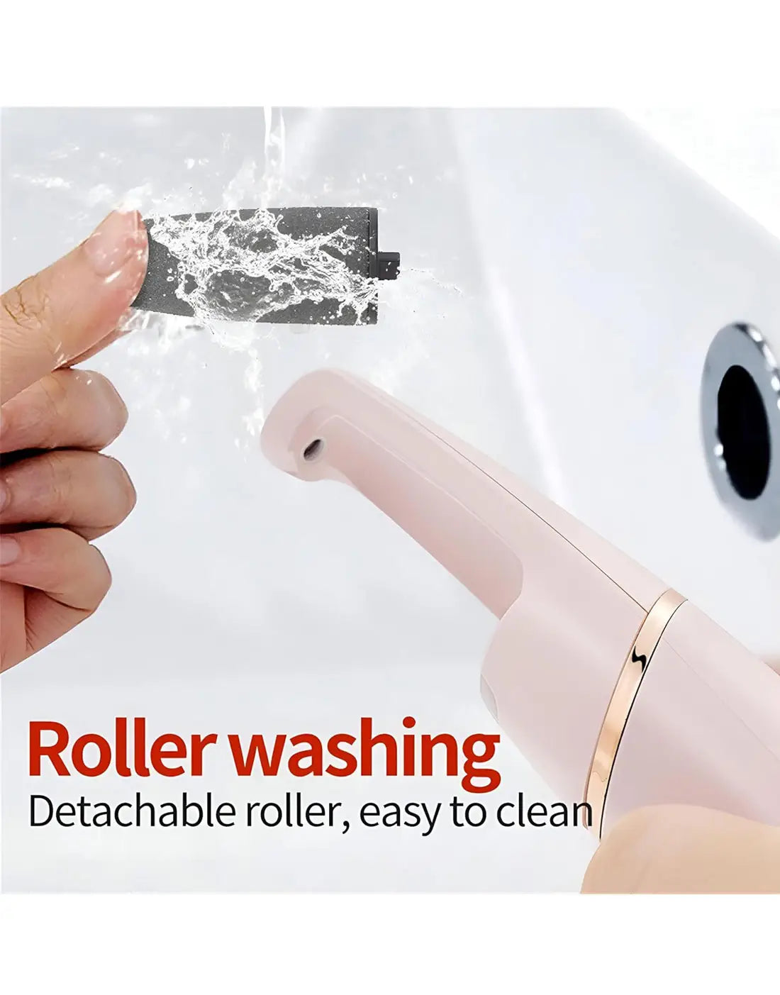 WEIMEI Rechargeable Electric Foot File Callus Remover for Wet & Dry Pedicure
