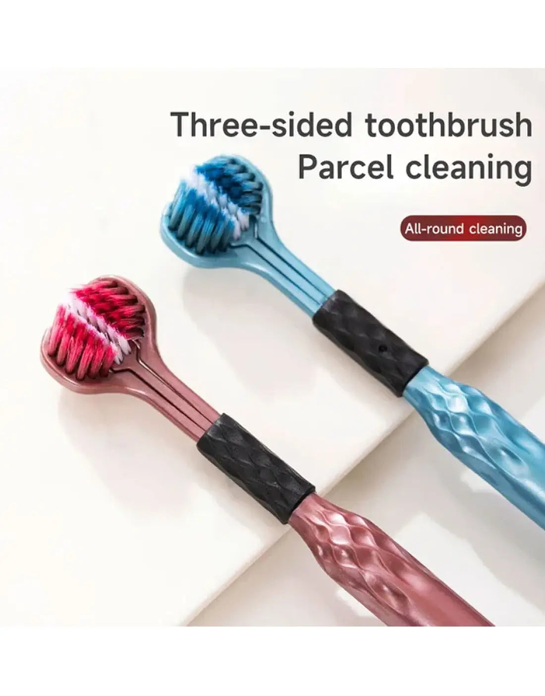 3 Sided Soft Bristles Toothbrush | 360° Deep Cleaning Toothbrush