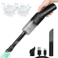 PowerVac 120W Portable Wireless Car Vacuum Mini Cyclone Wet & Dry USB Rechargeable Cleaner