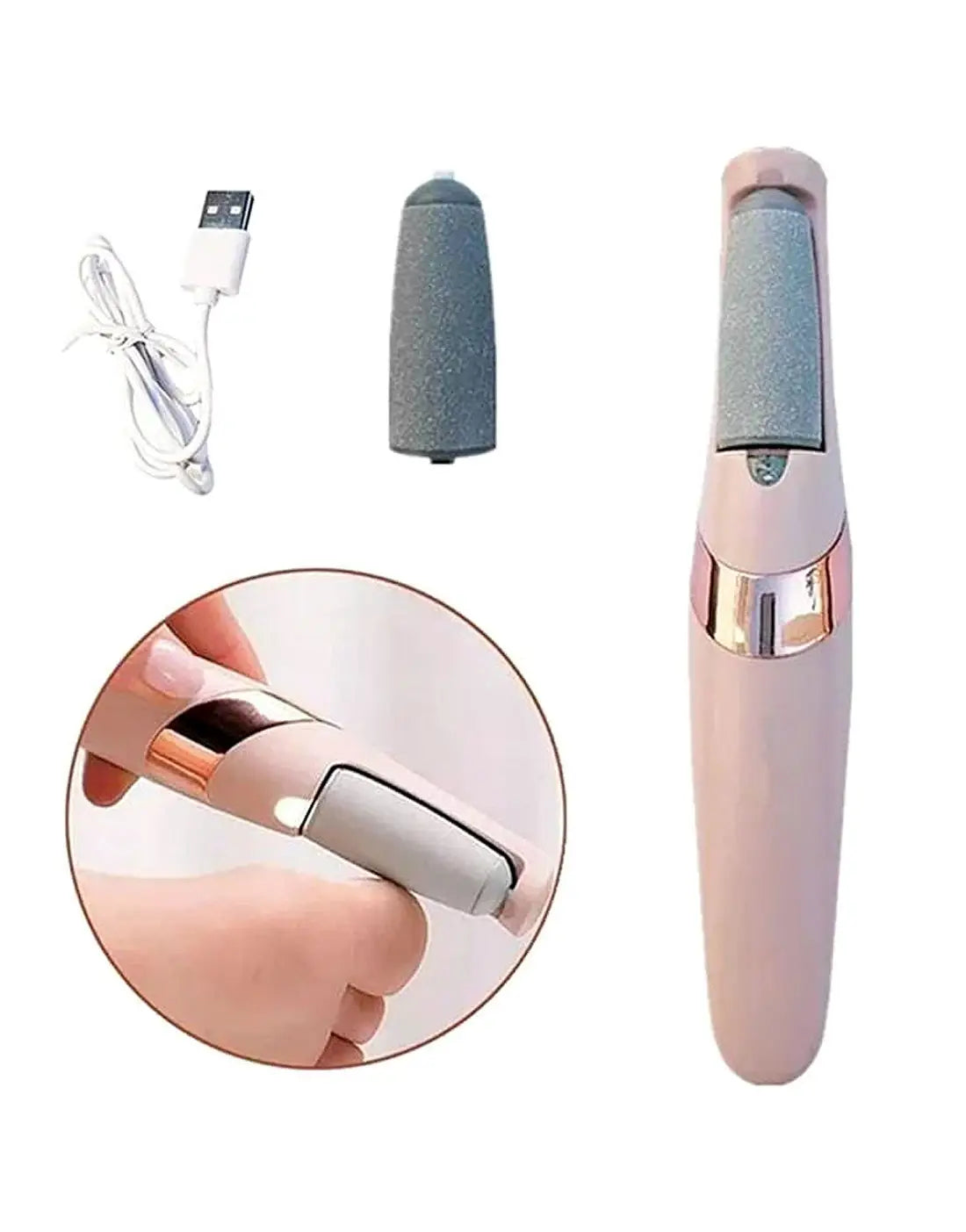 WEIMEI Rechargeable Electric Foot File Callus Remover for Wet & Dry Pedicure