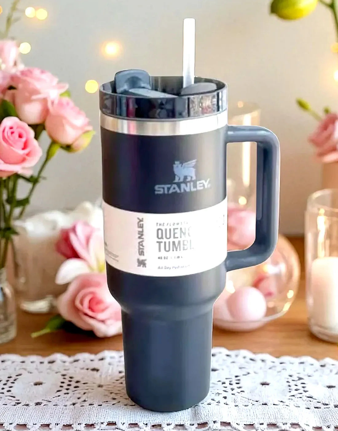 Trendy Quencher H2.0 Tumbler 40 OZ – Solid Vacuum Insulated Travel Flask