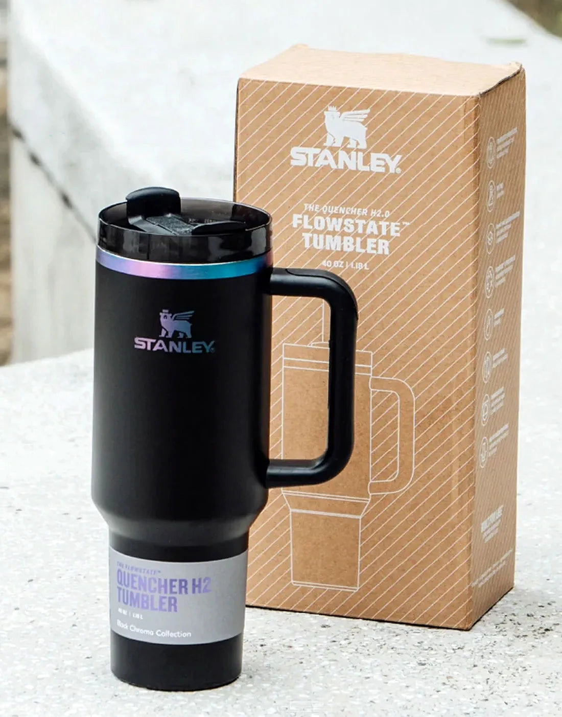 Trendy Quencher H2.0 Tumbler 40 OZ – Solid Vacuum Insulated Travel Flask