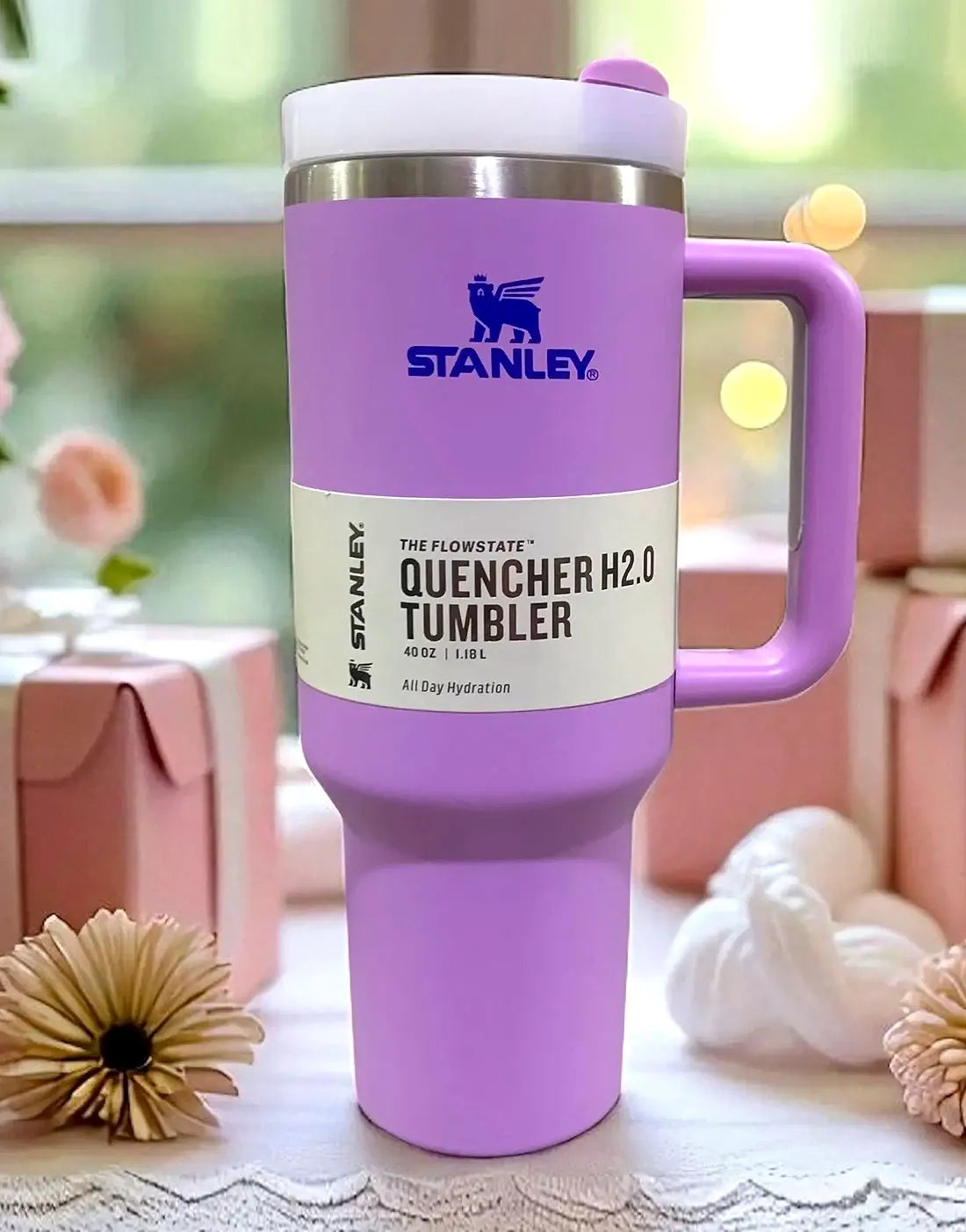 Trendy Quencher H2.0 Tumbler 40 OZ – Solid Vacuum Insulated Travel Flask