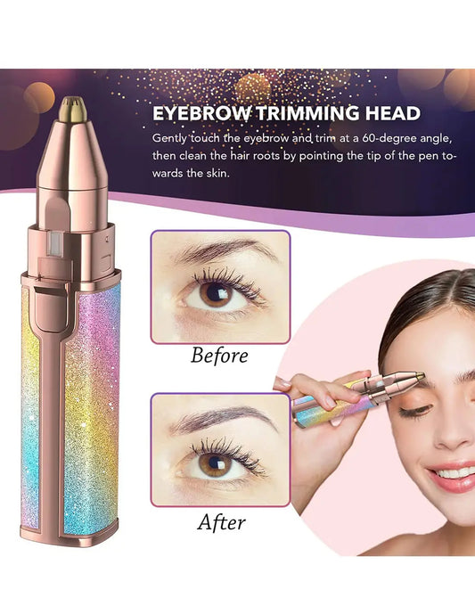 Blawless 2 in 1 Eyebrow Trimmer & Facial Hair Remover Tool for Women