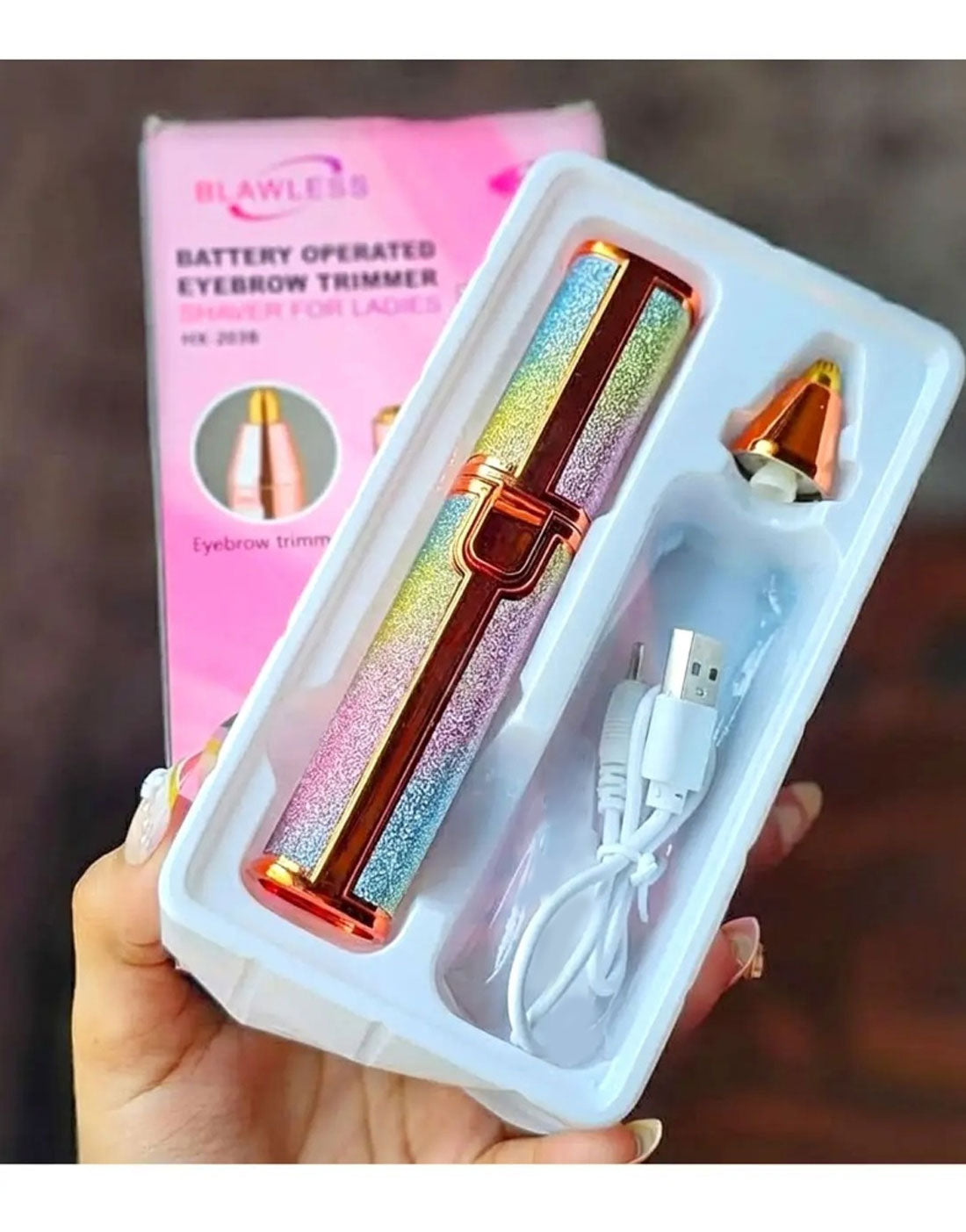 Blawless 2 in 1 Eyebrow Trimmer & Facial Hair Remover Tool for Women
