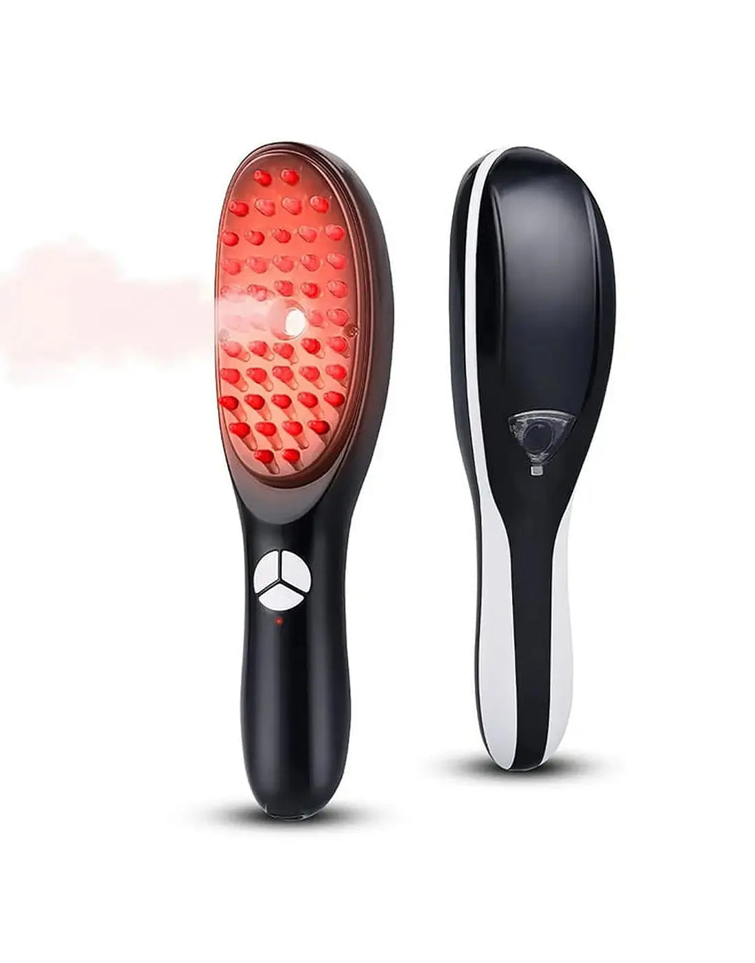 Rechargeable Hair Growth Brush with Steam & Vibration | Hair Therapy Brush