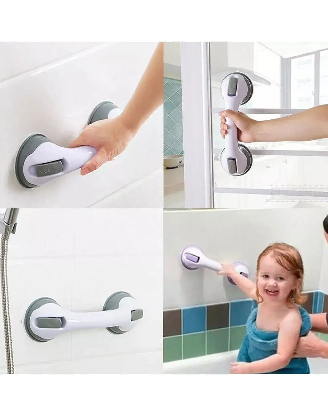 Helping Handle Anti Slip Support Grip - Instant Safety Grip for Bathroom, Household & Toilets