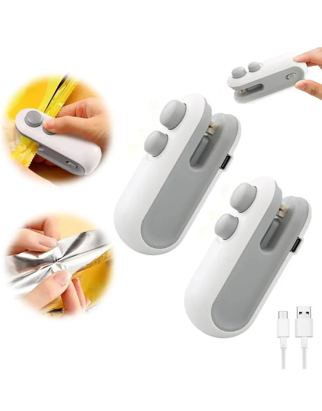 2 in 1 Portable Mini Sealing & Cutting Machine – For Snack & Chip Bags